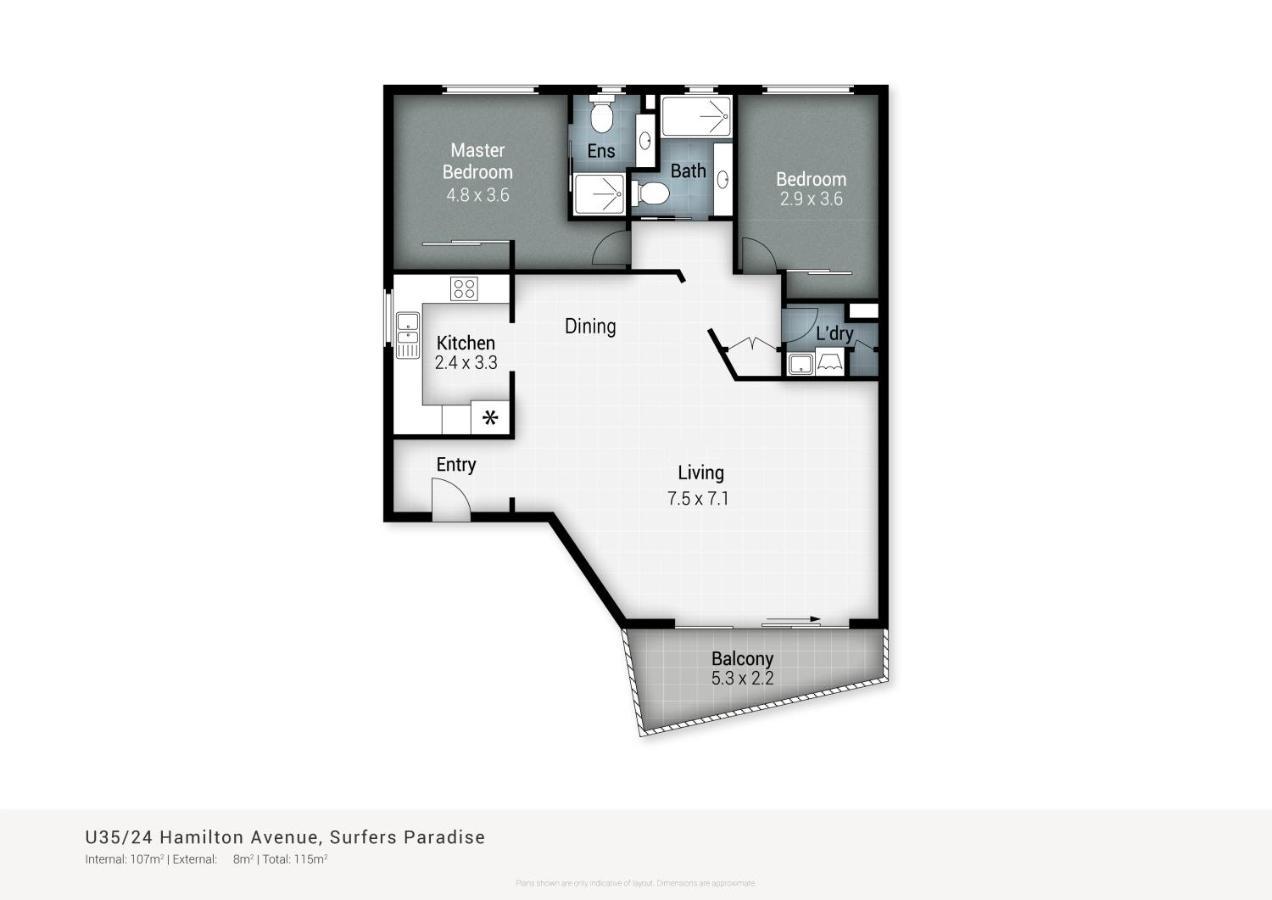 Coco Bella Retreat In Central Surfers - Sleeps 6-8 Gold Coast Exterior photo